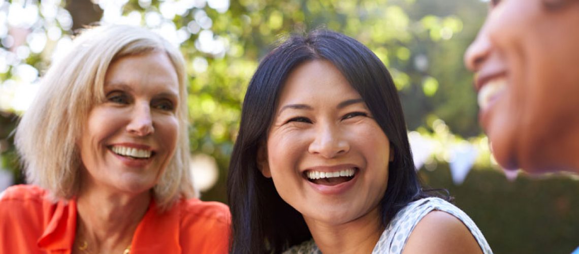 Dental Implant Patients Smiling Together